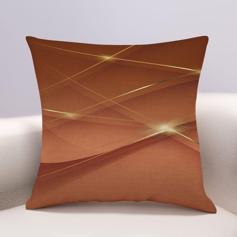 Pillow Cover Curved Art Simple Living Room Sofa Pillowcase with Core Seat Back Cushion