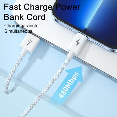 Schnellladekabel 3-in-1-Kabel Smart-Chip Multi-Gerät 66W 6A Verwicklungsschutz Unterstützt Laden Telefonzubehör