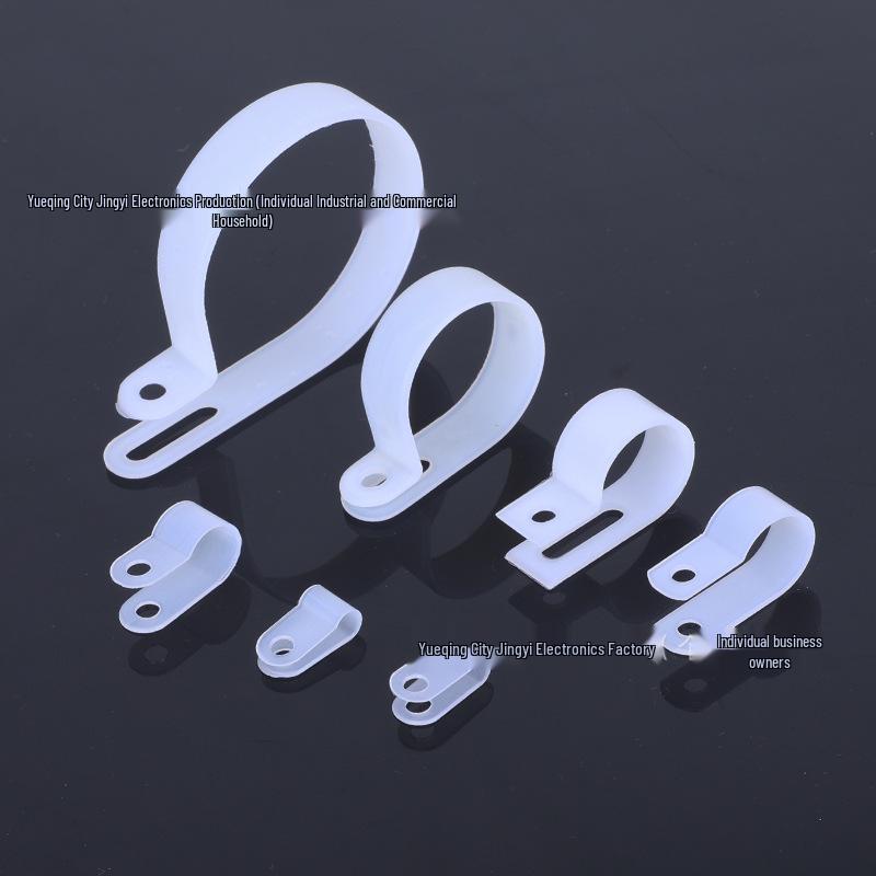R-Type Plastic Nylon Draadklem U-Type Kabelbeheer Krimptang Vloergoot