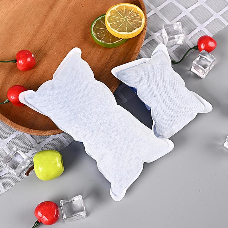 1Pcs Reusable Ice Pack Bag Self-Priming Icing Cooler Bag Pain Cold Compress Drinks Refrigerate Picnic Food Keep Fresh Ice Packs
