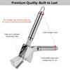 Highly  Garlic Press Stainless Steel Garlic Press For Chef Cooking With Garlic Peeler Set
