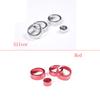 For Jaguar F-TYPE 2013-2026 Aluminium alloy Center Console Air Conditioner Volume Knob Switch Circles Trim Interior Accessories