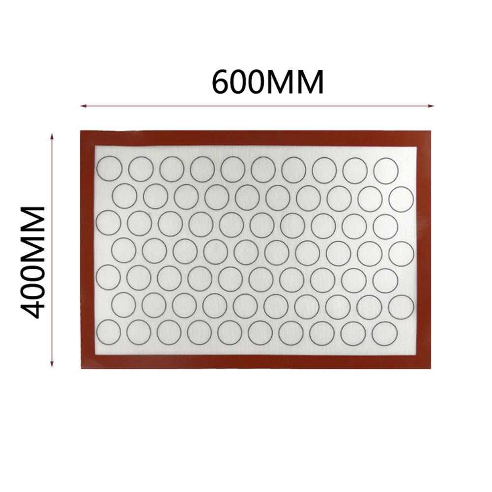60X40cm Home Non Stick Silicone Glass Fiber Mat Baking Oven Pastry Macaron Cake Cookie Sheet Kitchen Bakeware Gadgets
