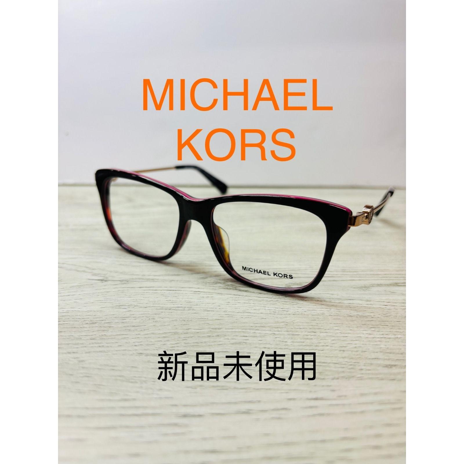 Used MICHAEL KORS Glasses Frame Women s Black x Red Stylish Brand MK8022F