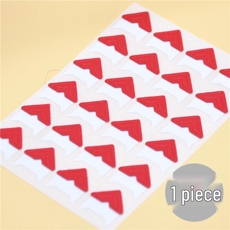 Korean Retro Kraft Paper Photo Corner Stickers, DIY Colorful Album Accessories for Baby Albums