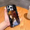 K-Kurisu M-STEINS GATE Makise-KM Чохол для телефону Для iPhone 17,16,15,14,13,12,11 Plus,Pro Max,XS,Кольоровий Позолочений Внутрішній Чохол