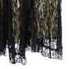 unused GRAND TABLE Floral race Cami one piece M Black Back zip Women Used
