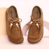Taiheyuan Old Beijing Cloth Shoes Women's Shoes Autumn Casual Single Shoes Soft soled Anti slip Lightweight Fashion Retro Boken Shoes