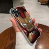 Ironman Marvel Iron Man Transparent Phone Case For iPhone 17 Pro Max 17E 11 12 13 14 15 16 Pro Max Plus 17 Air 16E XS Soft Cover