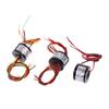 Průchozí kroužkový sběrač, vodivý kroužek, elektrický kartáč, miniaturní dutý hřídel 5 mm/7 mm, 2-kanálový, 4-kanálový, 6-kanálový, vodič 2A