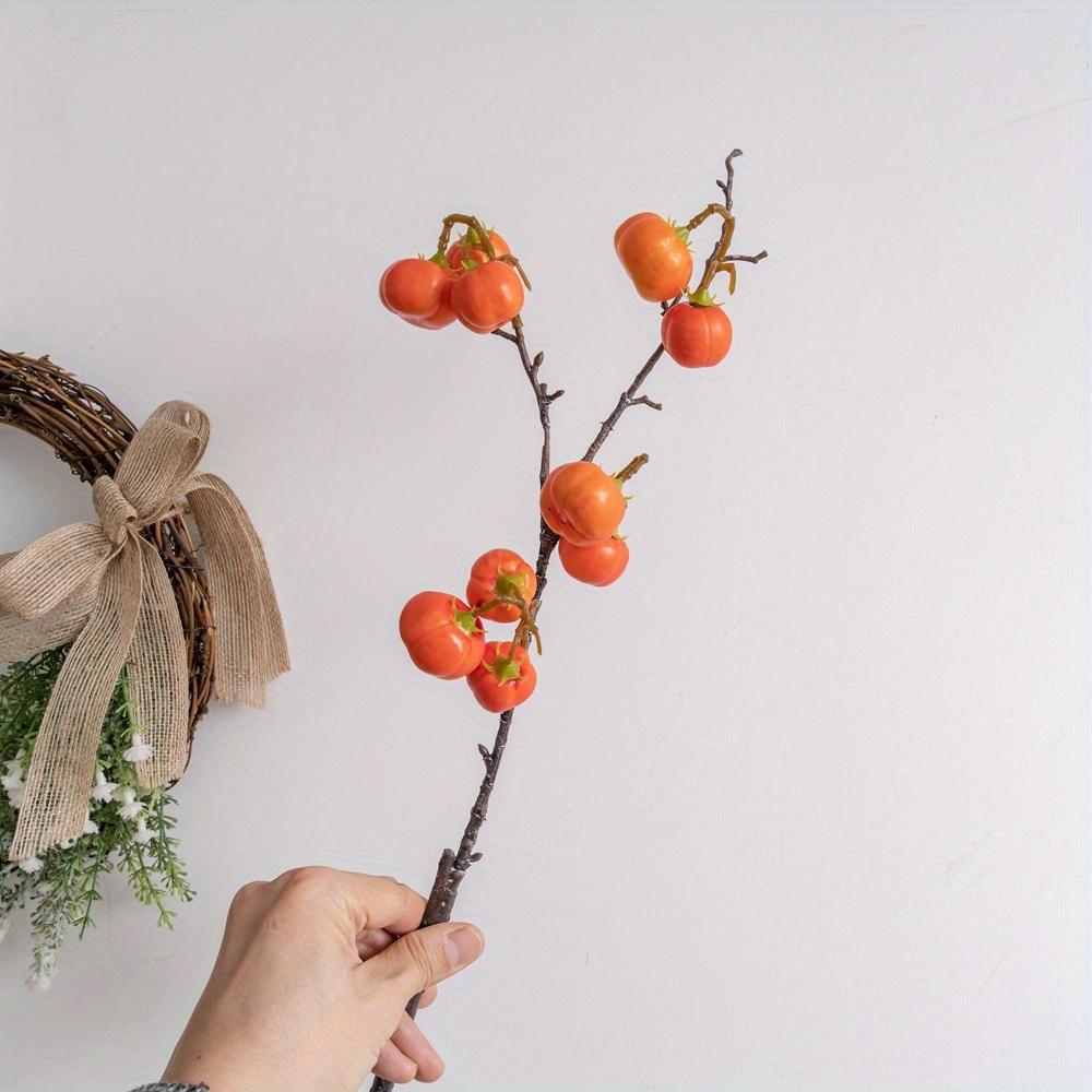 1Pc Simulated Small Pumpkin Bouquet, for Outdoor Patio Garden Wedding Decoration