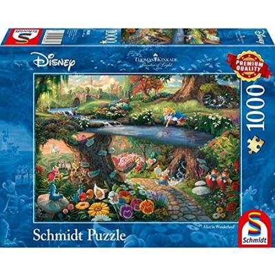 Thomas Kinkade Disney Alicja w Krainie Czarów 1000 elementów Puzzle Schmidt [przedmiot]