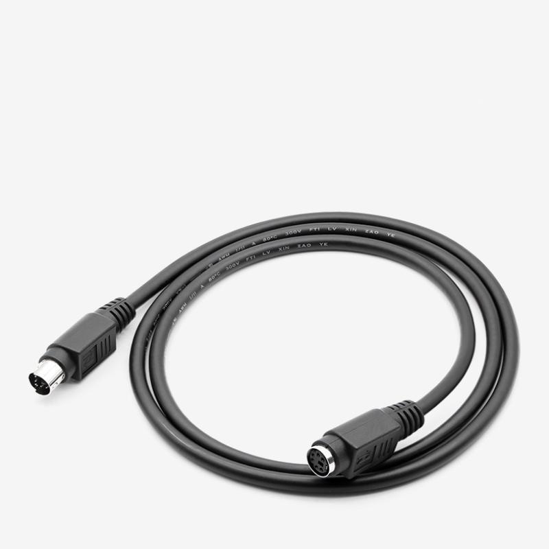 0.5m/1m/2m/5m Pure Copper Mouse Keyboard Extension Cable Head Round Male To Male To Female 6 Pin MD6 Pin Extender