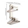 Suction Mount Clothes Hanger, No Required, Extendable, MultiFunctional Creamy Dbl 1pk