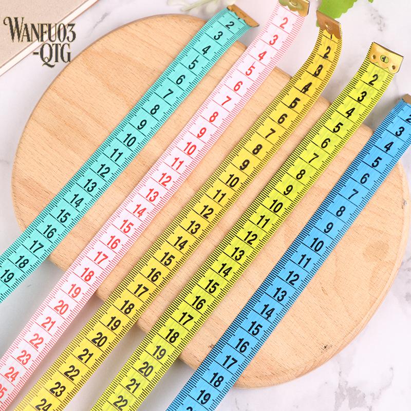 Hot Sale Sewing Measuring Tape Soft Random Color 150cm/60" Body Measuring Ruler Sewing Tailor Tape Measure Centimeter Meter