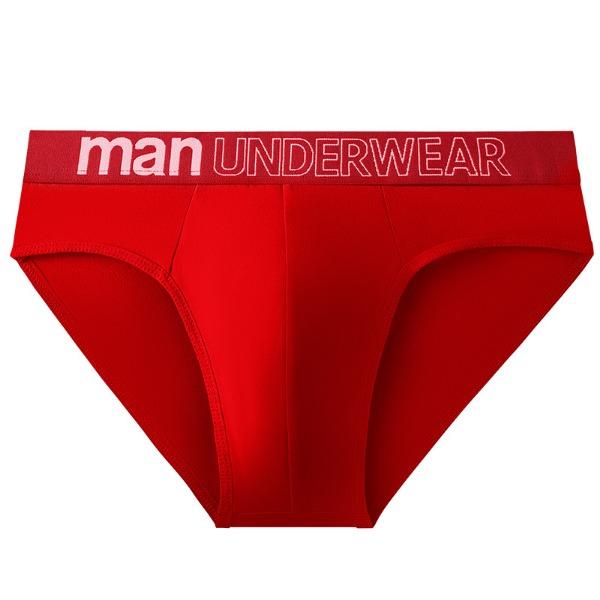 

Мужские трусы молодежные модные сексуальные трендовые студенческие брюки мужские трусы средней талии Ice Silk эластичные 3XL