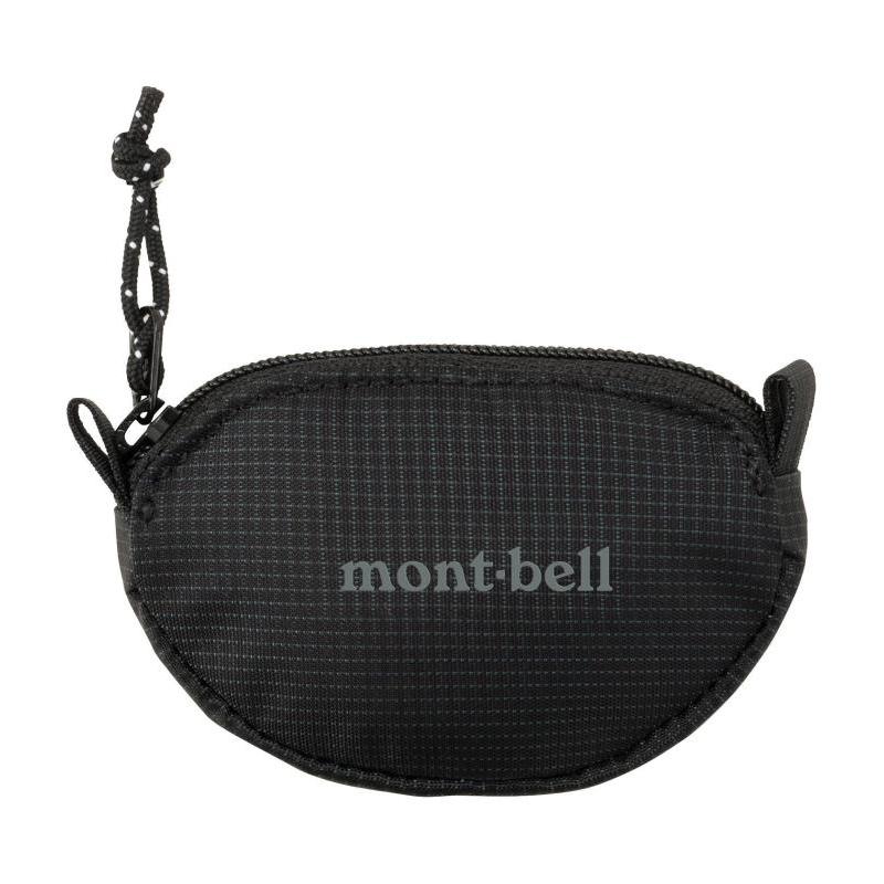 MONTBELL Lightweight Zip Design Nylon Coin Purse Unisex Couple Black