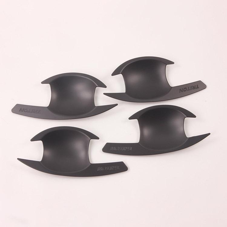 Triton/L200 2015 Matte Black ABS Door Bowl Accents
