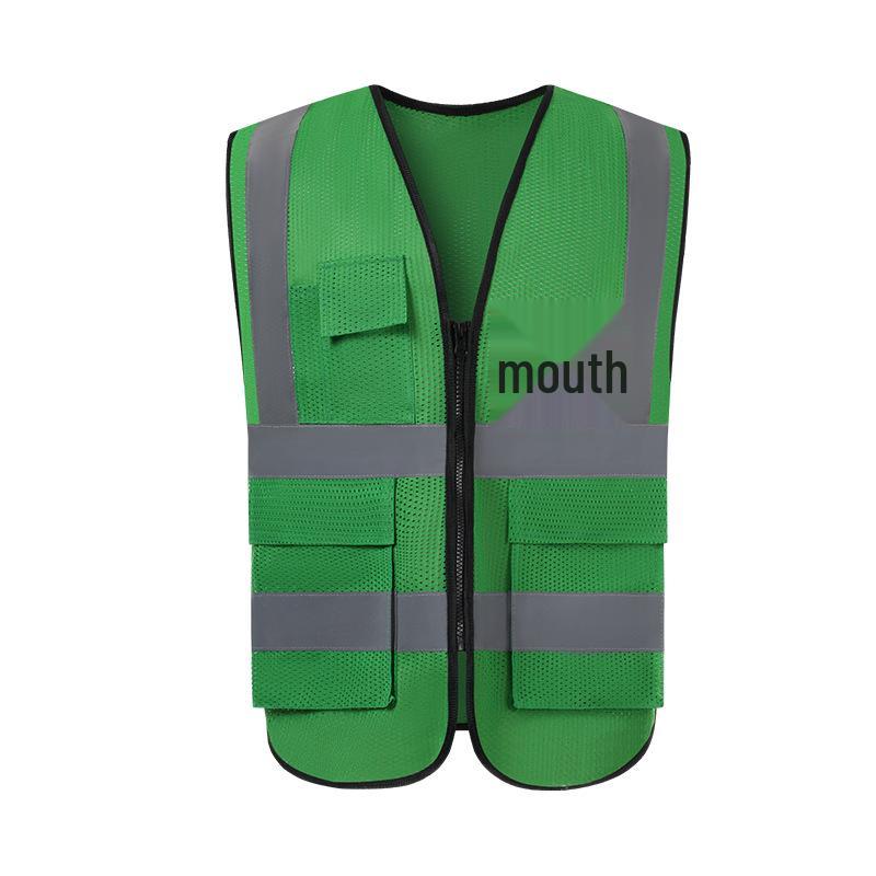 Multi-Pocket Reflective Vest for Drivers, Sanitation, Traffic, Cycling & Construction