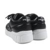 Pristine PRADA Sneakers Triangle Logo Triangle Plate Black Nappa Leather Mens 6 Used