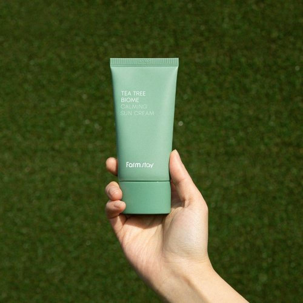 Farmstay Tea Tree Biome Calming Sun Cream 50ml