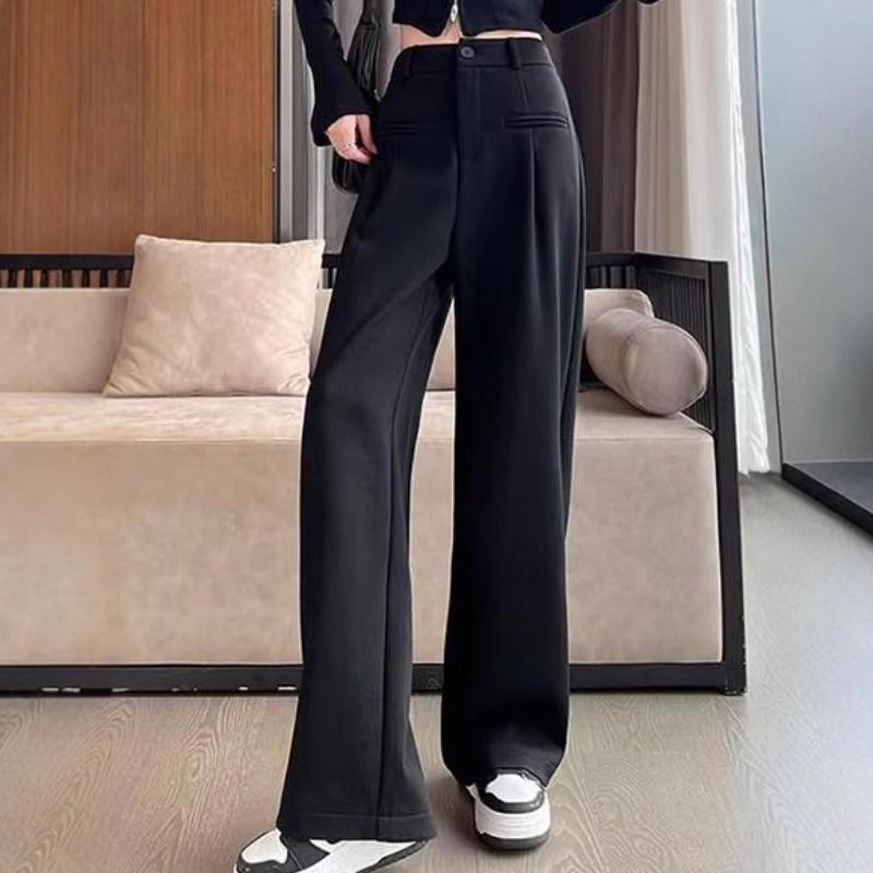 

Women s Petite Autumn Knit High Waist Slim Fit Straight Leg Sweatpants S (Recommended 80-95 pounds)