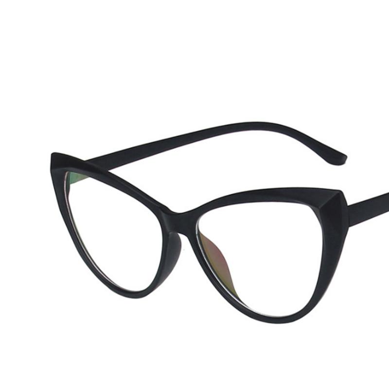 Retra Cat Eye Frame Clear Lens Glasses Simple Myopia Nerd Spectacles Degree -0.5 -1.0 -2.0 -3.0 -4.0 To -6.0