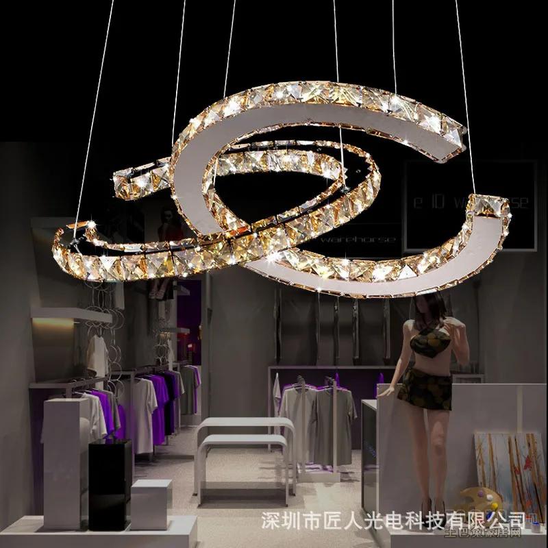 2025 New Modern LED Dimmable Crystal Chandeliers Decorative Led Ceiling Lamps Hanging Light Fixture For Dining Room Bedroom