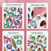 2025 Year of the Snake Fu and Blessings Festive Red Stickers for New Year and Spring Festival Decorations
