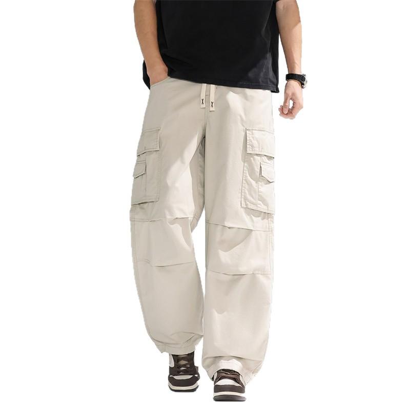 Men's new loose Japanese functional wind casual trendy brand multi-pocket overalls for