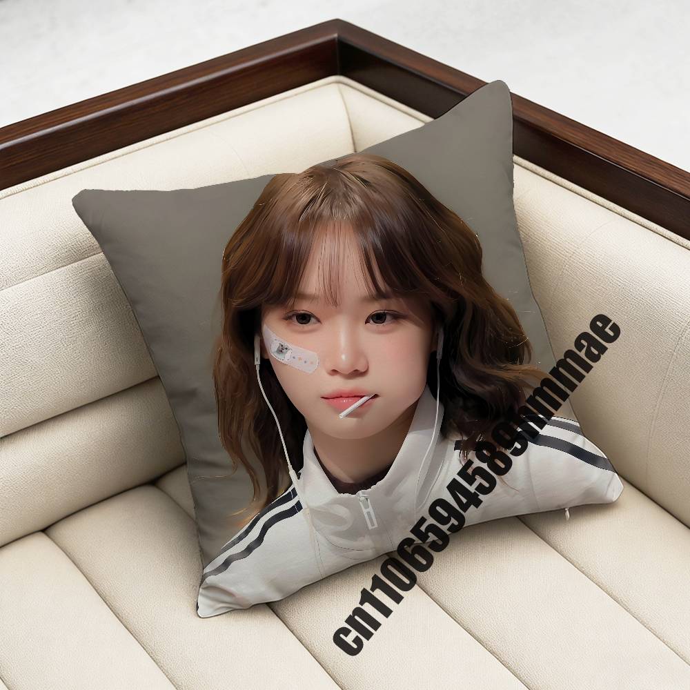 For CChaewon CChae WWon lgbt Throw Pillow Case Sham xcm xcm Square Bedroom Pillowcase Cushion Cover