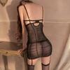 Woman Sexy Lingerie Sexy Hollow Sling Pajamas Lace Temptation Transparent Uniform