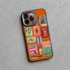 Silicone Phone Case For Iphone 11 12 13 14 Pro Max 16 15 Pro Max Plus XR XS X 7 8 SE2 Sardines Fish Art Shockproof Back Covers