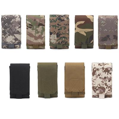 Sac Camouflage Extérieur Support de Téléphone Tactique Ceinture de Sport à la Taille Étui Nylon Imperméable Sacs de Sport Chasse Camo dans Sac à Dos 8 couleurs