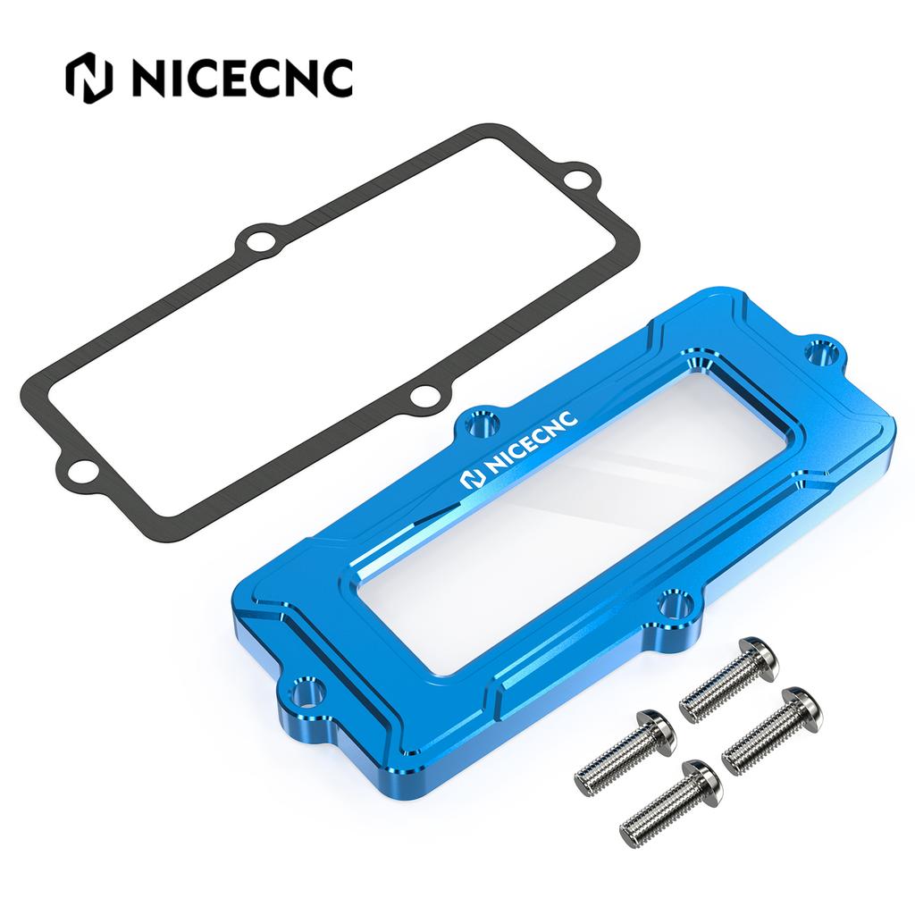 NICECNC For Yamaha YZ250 1999-2024 YZ250X 2016-2023 2022 Clear Exhaust Power Valve Cover YZ 250 YZ 250X Accessories Aluminum