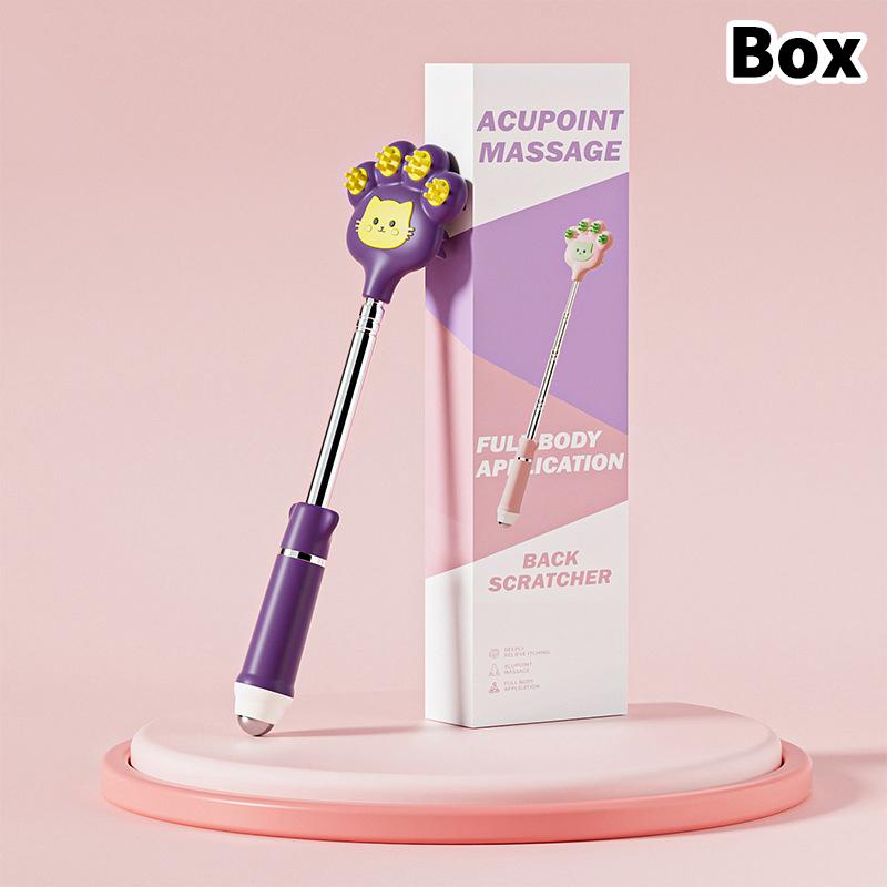 

Stainless Steel Stretchable Itchy Scratch Cuet Cat Paw Scratcher With Magnetic Ball Telescopic Back Scratch Tool Point Massage