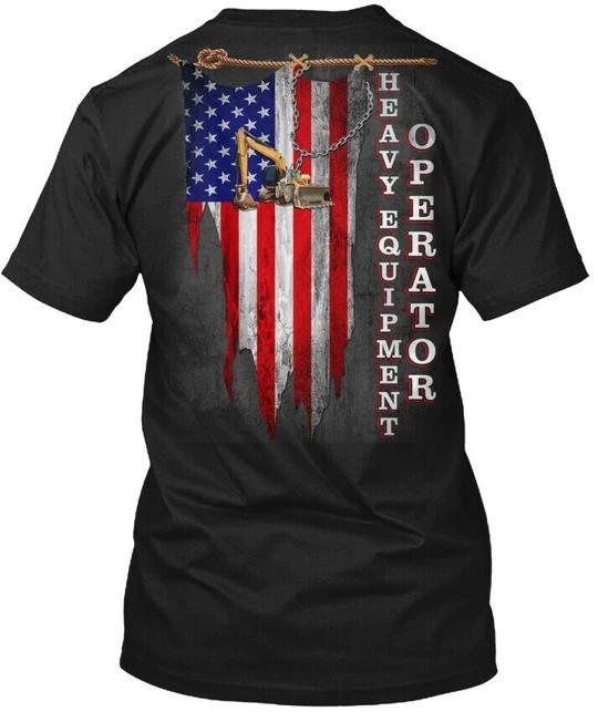 Гордый Оператор Тяжелой Техники - Футболка Сделано в США Размеры от S до 5XL 2XL