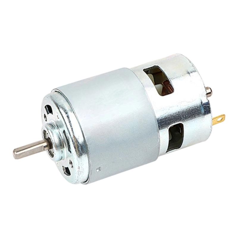 Multi Purpose 775 Round Shaft Motor High Torques 12000RPM Ball Bearing System For Robotics And Power Tool Upgrades