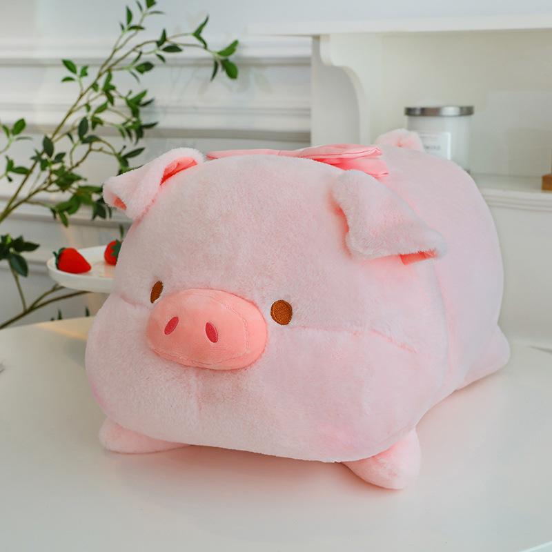 Cute Pig Doll Plush Toy Lying Pig Doll Sleeping Pillow Girl Children Doll