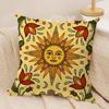 Nordic Midsummer Festival Cushion Cover Silky Short Plush DoubleSided Printed Pillow Case for Sofa All Seasons Home Decor Gift