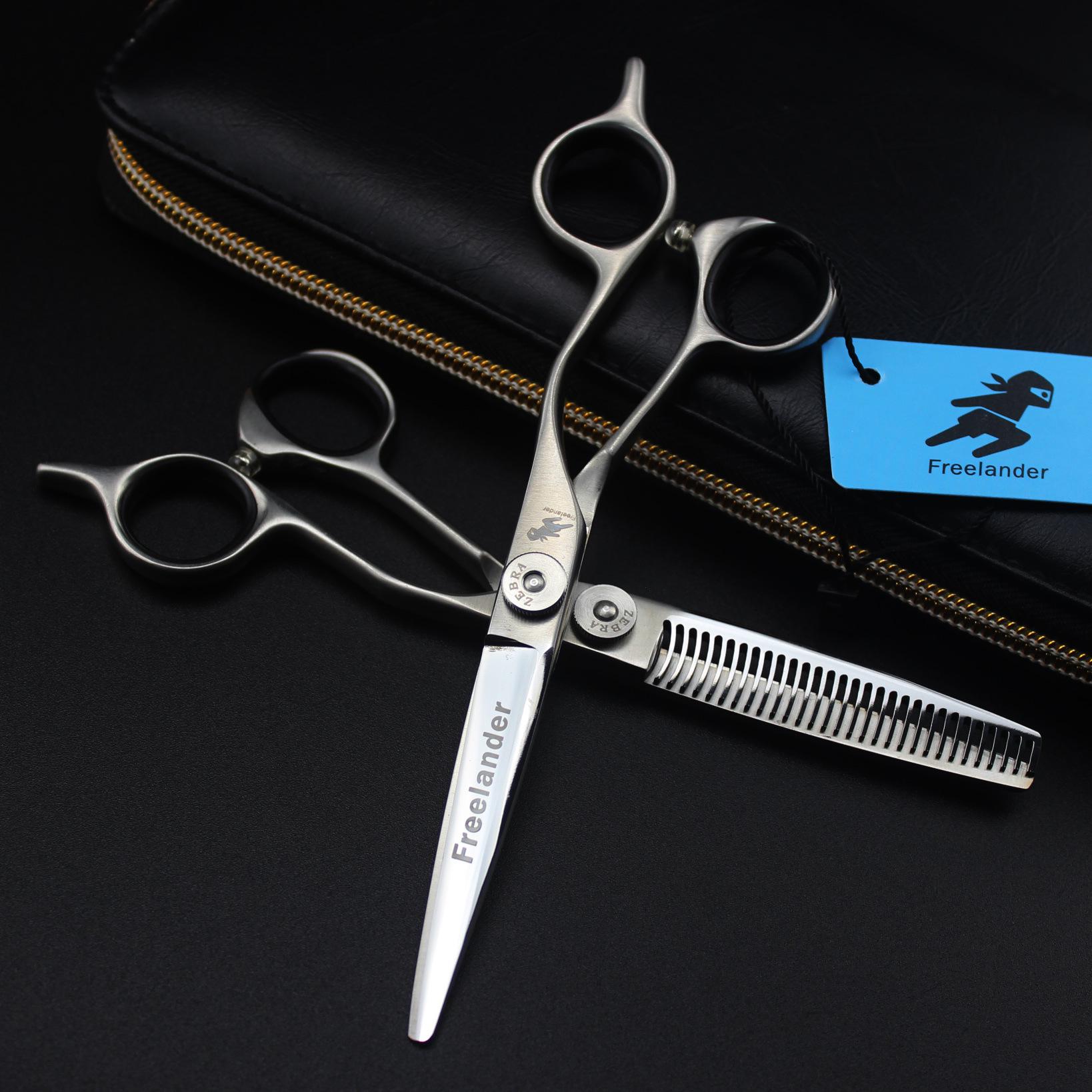 CZW 6 Walker Hairdressing Scissors & Thinning Shears Set 6.0 inch V-shaped Thinning Shears (CZW-60T)