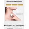 5Pcs Silicone Nursing Neck Pad Strap Tightening Reusable Gel Spa Neck Mask Moisturizing Nourishing Neck Lift SkinCare Wholesale