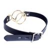 Metal Double Ring Open Mouth Gag Slave Fetish   Restraints Gags