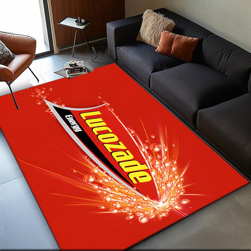 Lucozade Area Rug Suitable for Indoor And Outdoor,Carpets for Playroom, Homes, Offices, Living Rooms,Home Decor,Christmas Fan Gift