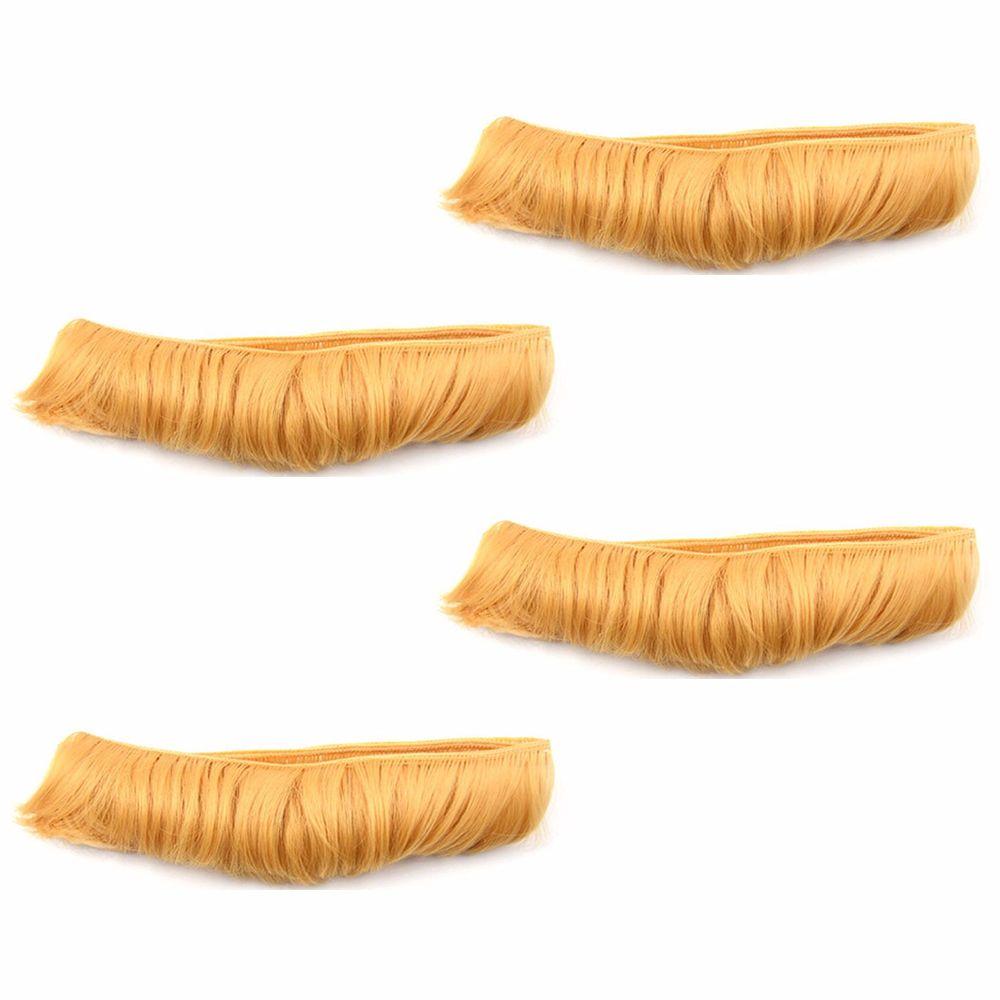 

Kids Gifts 1/6 1/4 1/3 High-Temperature Doll Fringe Hair Short Curly Wigs Toy Toupee Mini Tresses