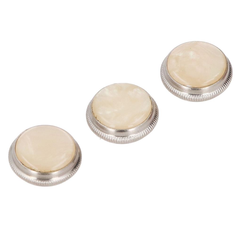 3Pcs Saxophone Finger Buttons Metal Alloy Steel Sax Replacement Parts Accessories