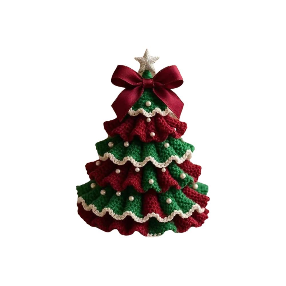 Handmade Crochet Christmas Tree Kit DIY Crochet Christmas Tree Handicrafts  Gift