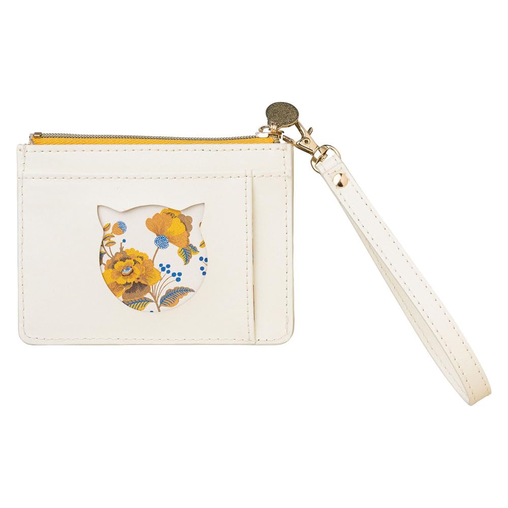 Paul & Joe La Puppetry Marks Folk Flower Pass Case PAJ-PAC15-IV