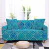 Geometrický potah na pohovku do obývacího pokoje Elastický potah na pohovku Mandala Potisk Stretch Potah Rohový potah na pohovku Křeslo Home Decor