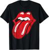 Rolling Stones Official Distressed Tongue T-Shirt